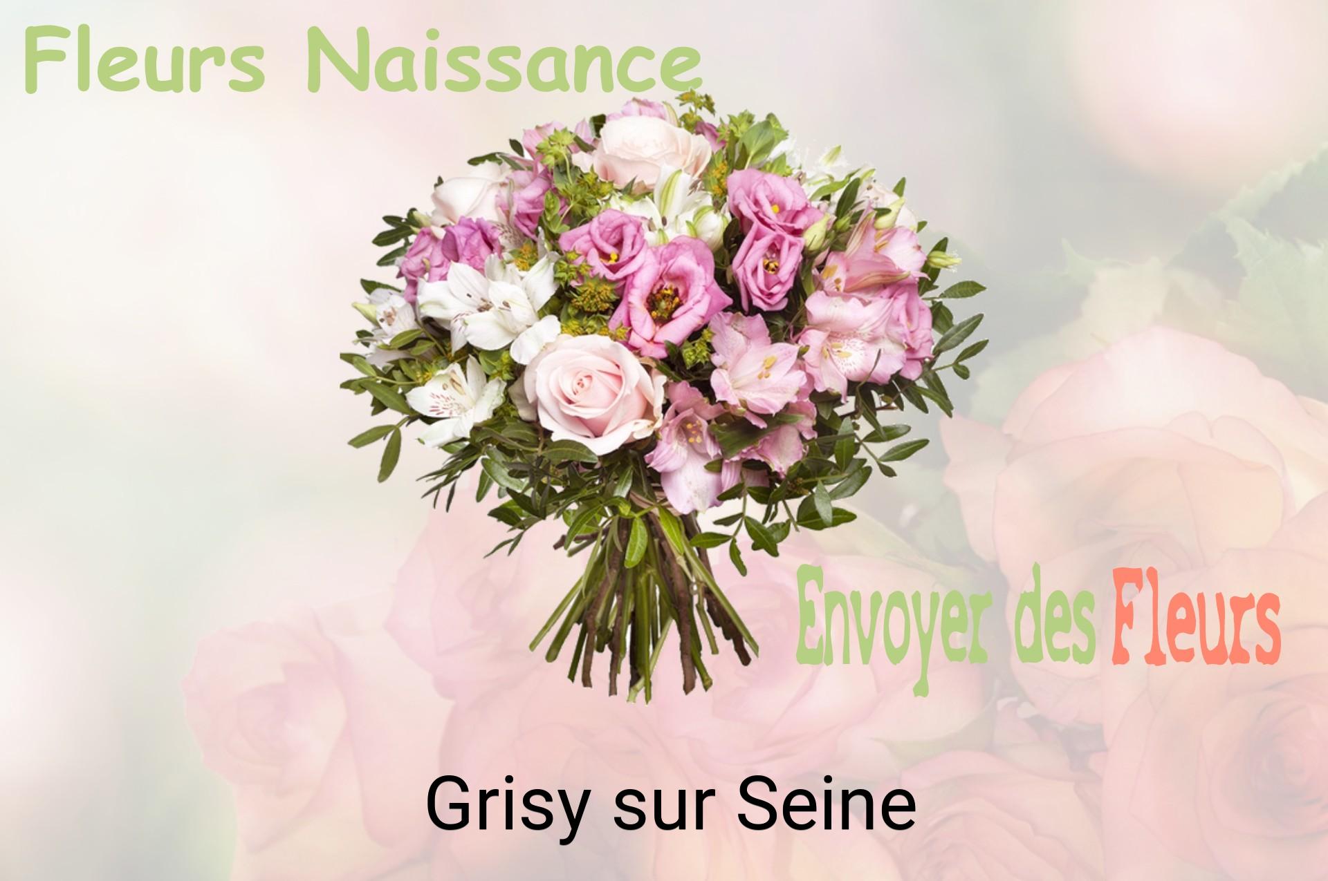 Bouquet de fleurs de naissance livré à Grisy-sur-Seine